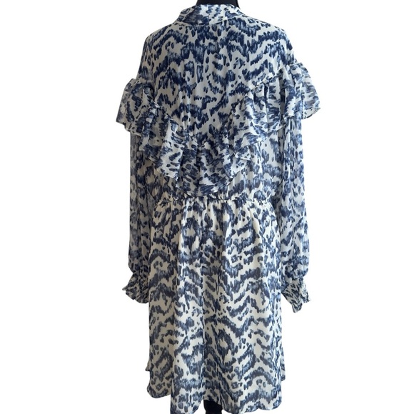 ELOQUII Elements - Women's Plus Size 19- Tie Neck Fit and Flare Dress - NWOT - Picture 5 of 9